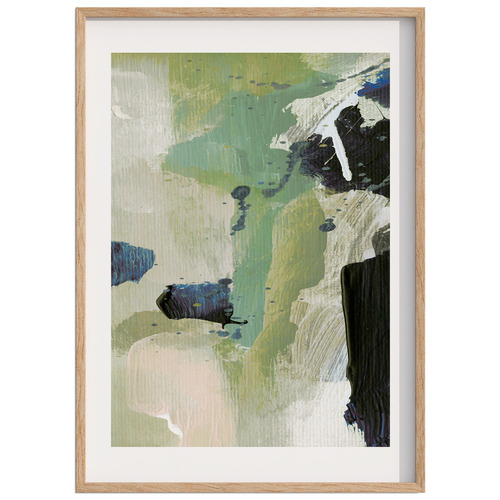 Green No. II Framed Paper Print Wall Art