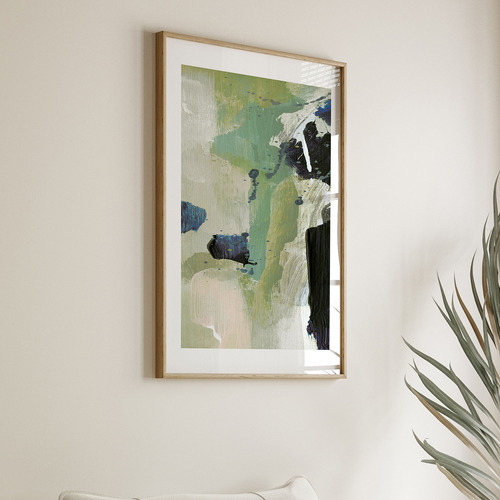 Green No. II Framed Paper Print Wall Art
