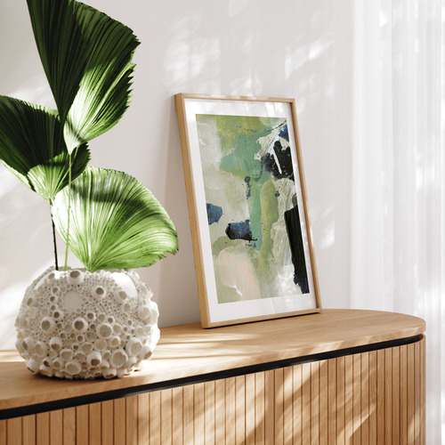 Green No. II Framed Paper Print Wall Art