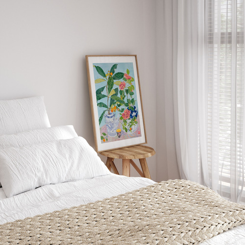 Chinoiserie Reimagined Framed Paper Print Wall Art