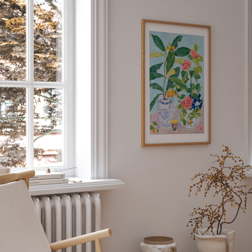 Chinoiserie Reimagined Framed Paper Print Wall Art