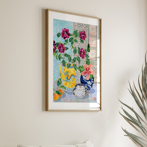 Pasifika Framed Paper Print Wall Art