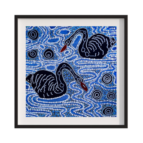 Maali on The Derbal Yerrrigan Framed Paper Print Wall Art