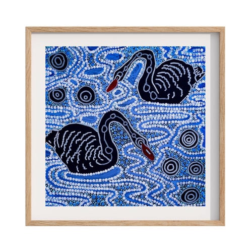 Maali on The Derbal Yerrrigan Framed Paper Print Wall Art