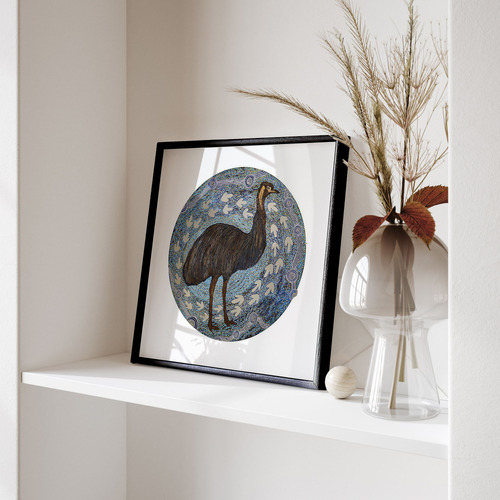 Weitj Dreaming Framed Paper Print Wall Art