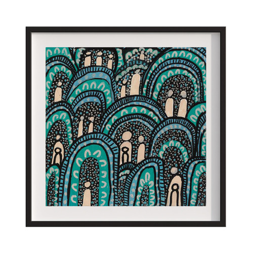Humpies Framed Paper Print Wall Art