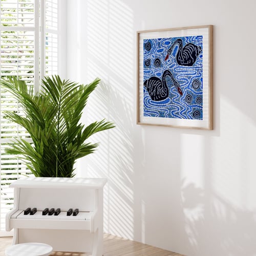Maali on The Derbal Yerrrigan Framed Paper Print Wall Art