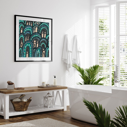 Humpies Framed Paper Print Wall Art