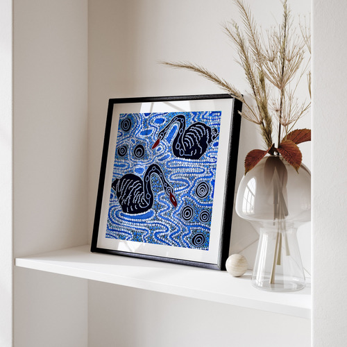 Maali on The Derbal Yerrrigan Framed Paper Print Wall Art