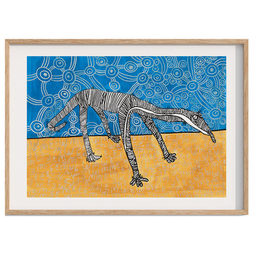 Bush Food Dreaming Framed Paper Print Wall Art