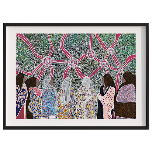 Journey of The Seven Sisters Framed Paper Print Wall Art