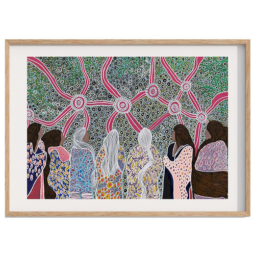 Journey of The Seven Sisters Framed Paper Print Wall Art