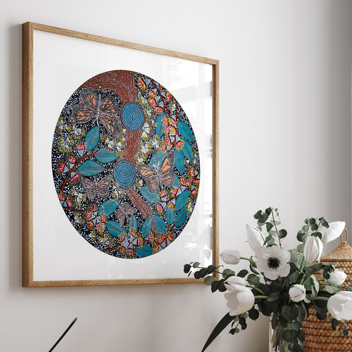 Bindi Bind Dreaming Framed Paper Print Wall Art