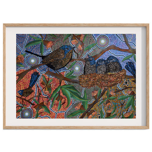 6 Seasons Dreaming Framed Paper Print Wall Art