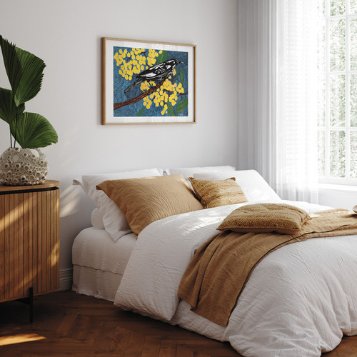 Wattleseed Dreaming Framed Paper Print Wall Art