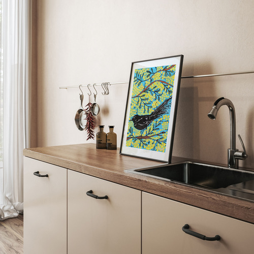 Djidi Djidi Wattleseed Dreaming Framed Paper Print Wall Art