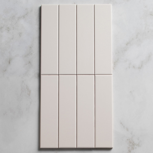 Hiroshi 50 x 200mm Matt Pearl Subway Ceramic Tile