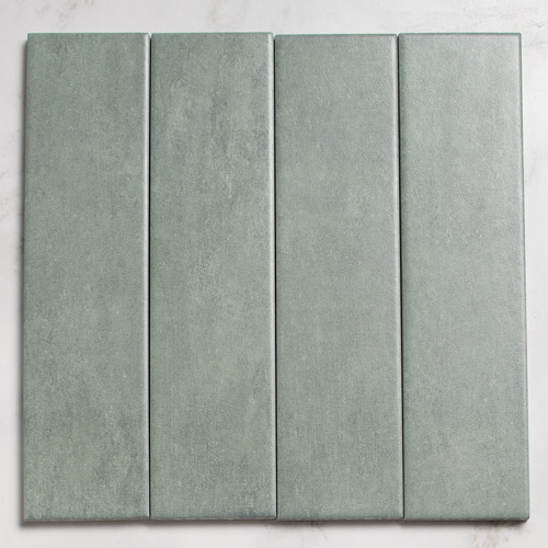Izagami 75 x 300mm Matt Sea Green Subway Porcelain Tile