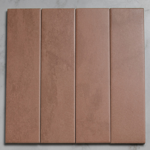 Izagami 75 x 300mm Matt Terracotta Subway Porcelain Tile