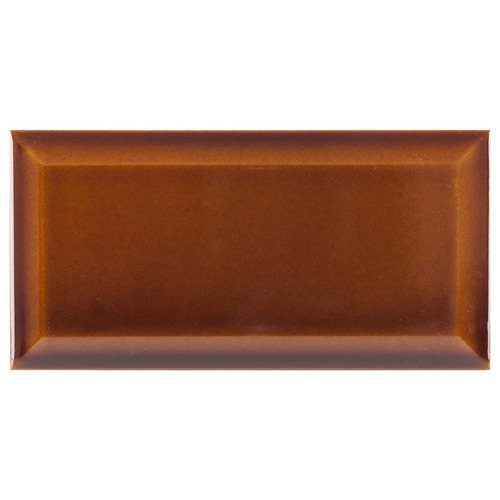 Fulham Gloss Heritage Brown Subway Ceramic Tile