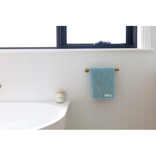 Charlotte Matt White Flute Ceramic Tile