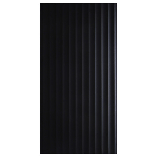 Charlotte Matt Black Flute Ceramic Tile
