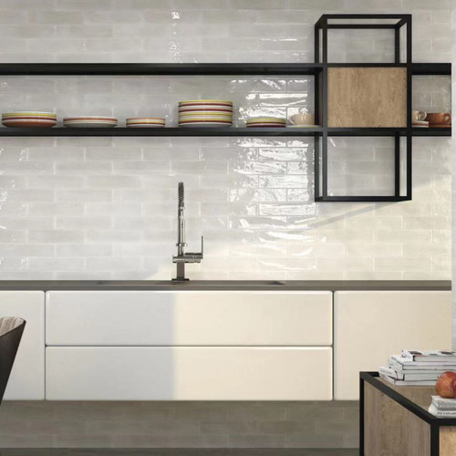 Corfu Gloss White Subway Ceramic Tile