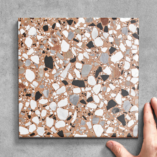 Broome Matt Terracotta Terrazzo Look Porcelain Tile