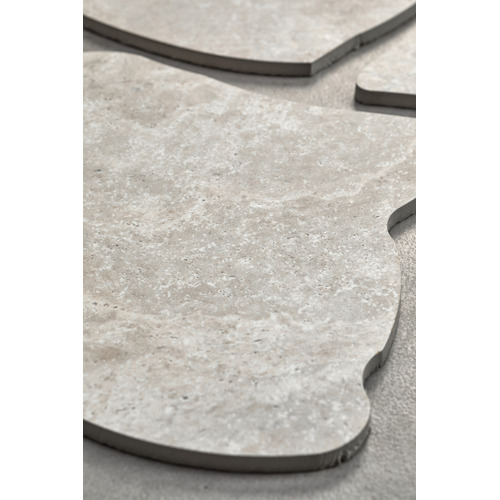 Burton Matt White Crazy Pave Porcelain Tile