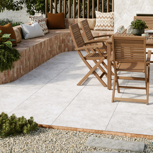 Burton Matt Grey Travertine Look Porcelain Tile