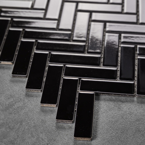 Carlotta-Black-Satin-Herringbone-Porcelain-Mosaic-Tile