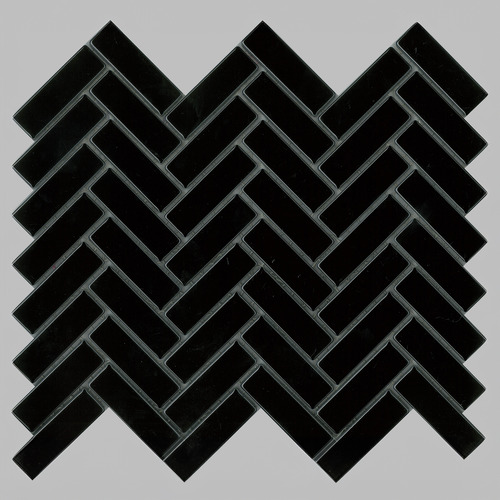 Carlotta-Black-Satin-Herringbone-Porcelain-Mosaic-Tile
