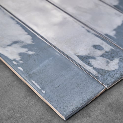 Claudia Blue Subway Ceramic Tile