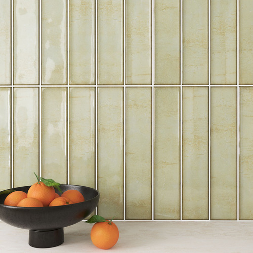 Claudia Sage Subway Ceramic Tile
