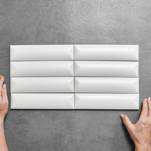 Nevada Dune White Subway Ceramic Tile