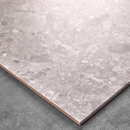 Marlo 450 x 450mm Grey Terrazzo Look Porcelain Tile