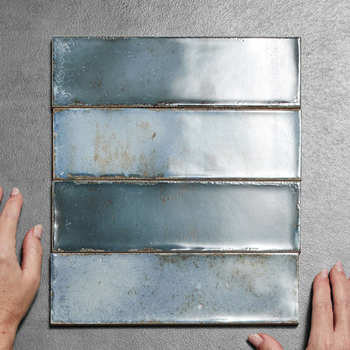Seville Dark Blue Subway Ceramic Tile