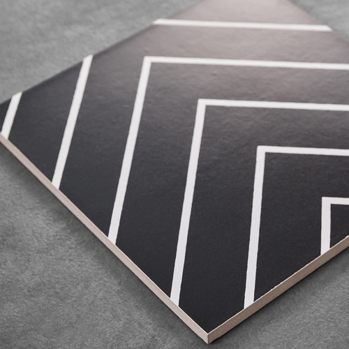 Brooklyn Black Square Porcelain Tile