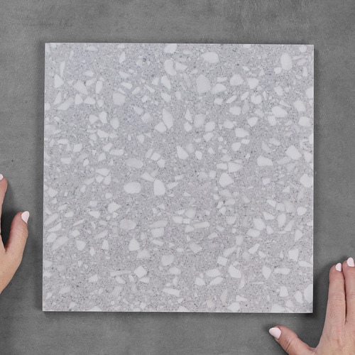 Hudson Grey Terrazzo Look Procelain Tile