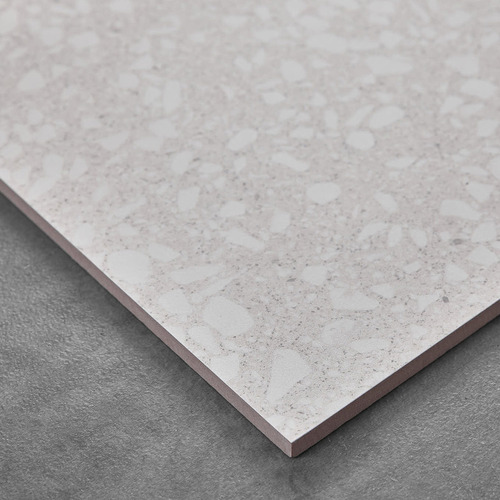 Hudson Light Grey Terrazzo Look Procelain Tile