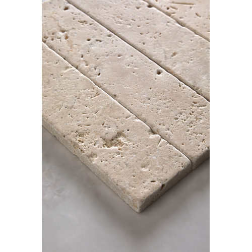Apollo Tumbled Beige Subway Marble Tile