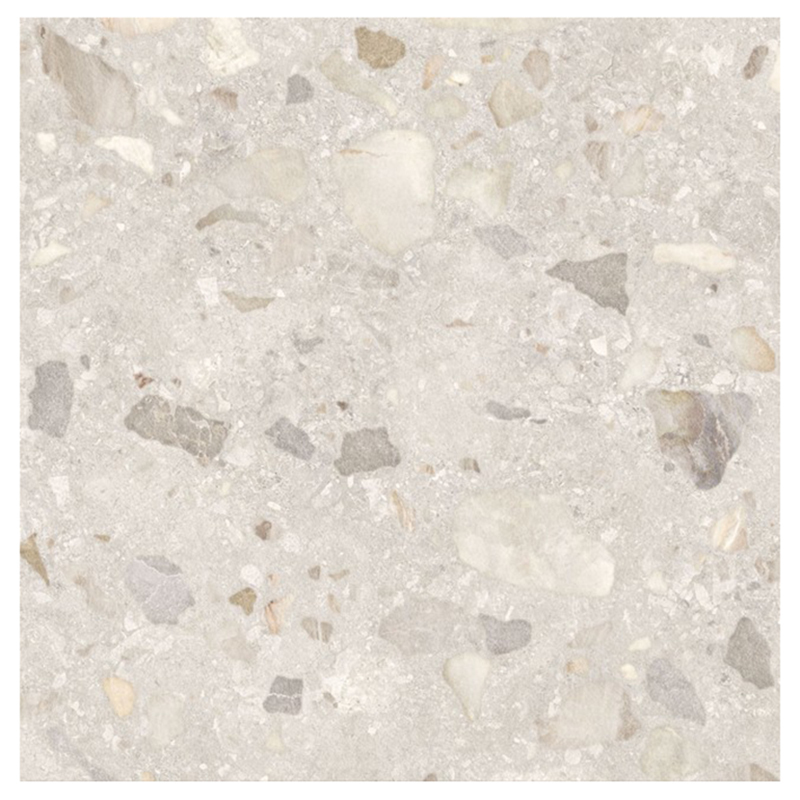 Evander 600 x 600mm Matt Beige Terrazo Look Porcelain Tile