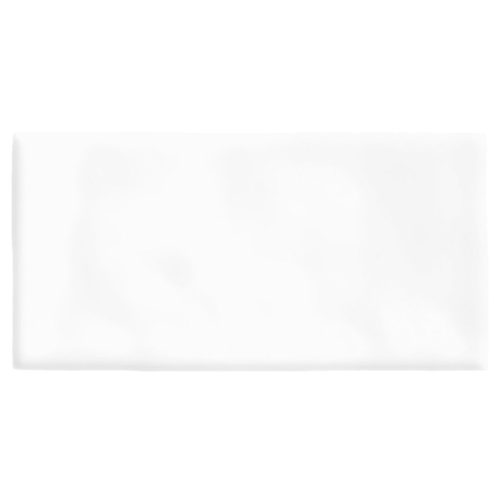 Orion 625 x 125mm Satin White Subway Ceramic Tile