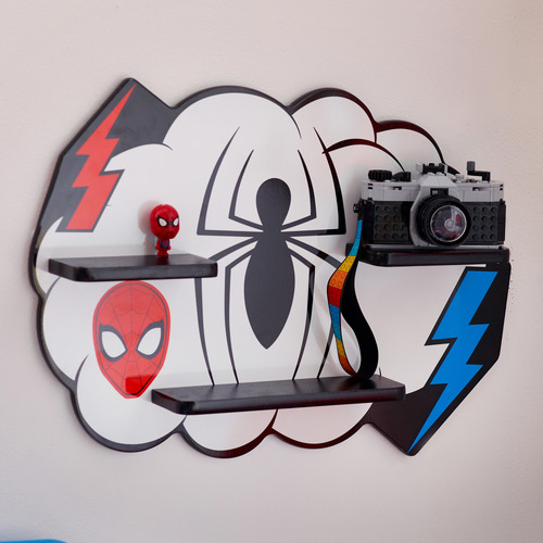 Marvel Kids' Spider-Man Cloud Wall Shelf
