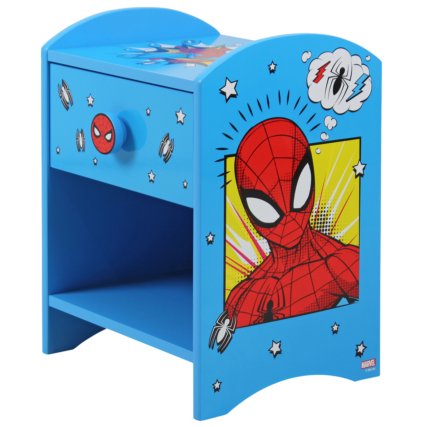 DisneyHome Disney Home Kids' Marvel Spider-Man Bedside Table | Temple ...
