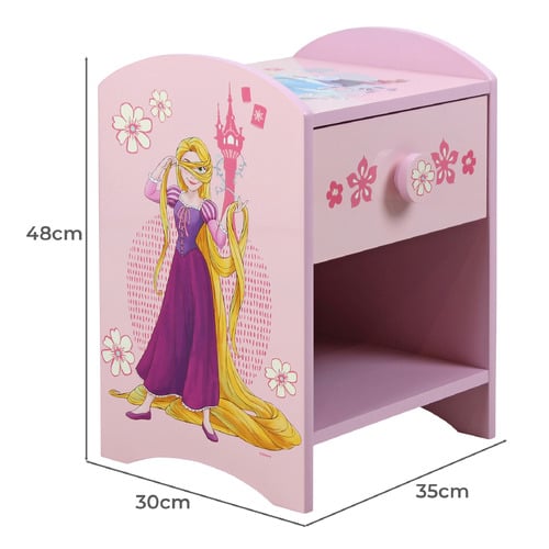 Disney Kids' Princess Bedside Table