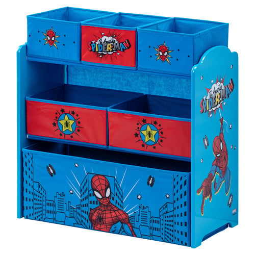 Disney Home Kids' Marvel Spider-Man Table, Chairs & Storage Set