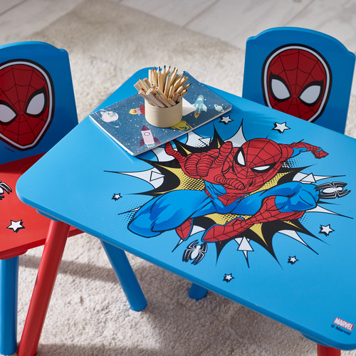 Disney Home Kids' Marvel Spider-Man Table, Chairs & Storage Set