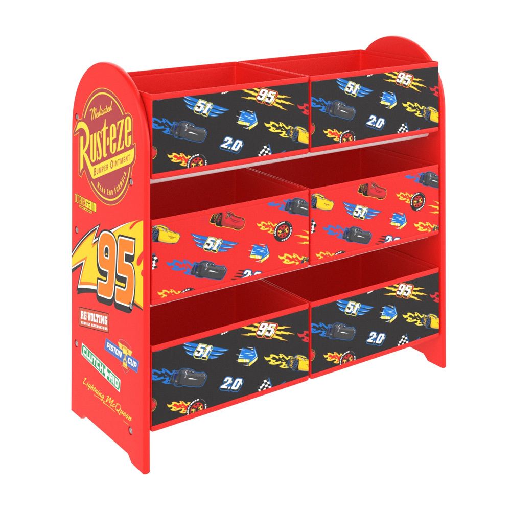 Disney Home Kids' Pixar Cars Lightning McQueen Storage Unit
