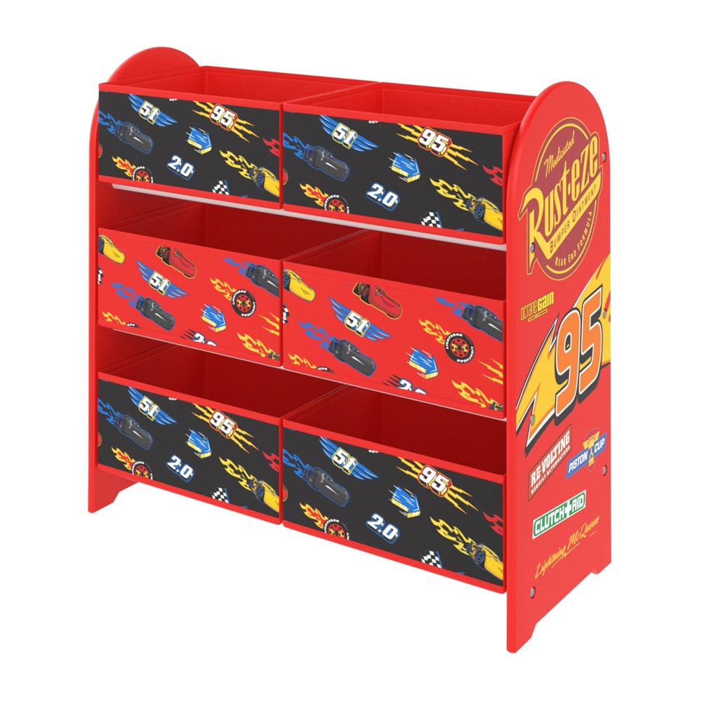 Disney Home Kids' Pixar Cars Lightning McQueen Storage Unit